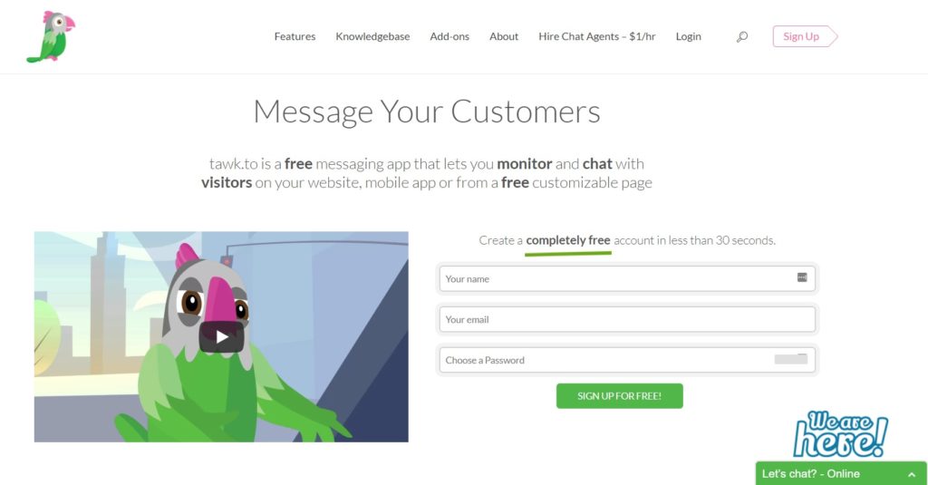 3 tawk to live chat plugin for wordpress