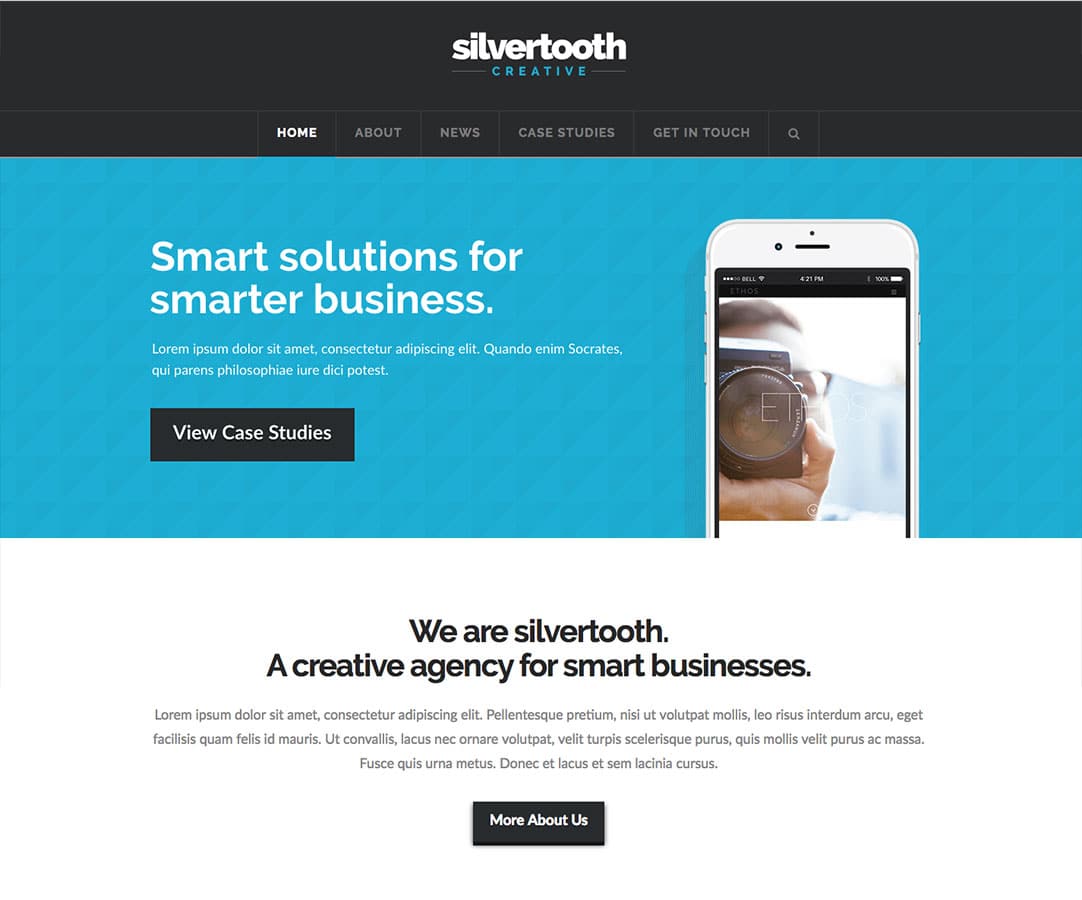 X WordPress theme screenshot