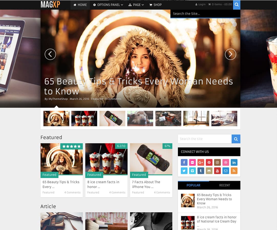 MagXP WordPress theme screenshot