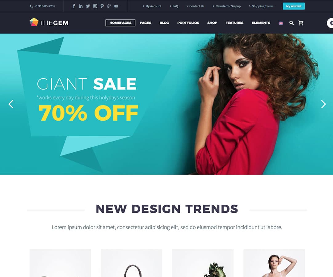 TheGem WordPress theme screenshot