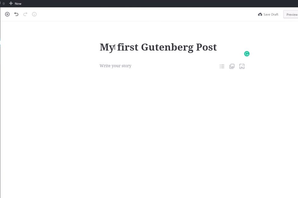 is wordpress gutenberg a good editor