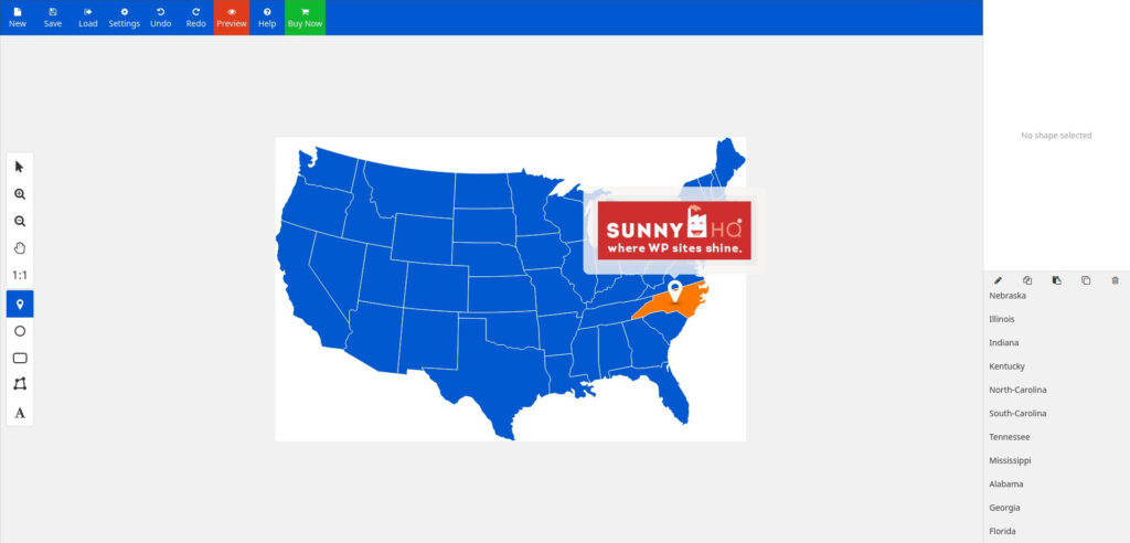 Image Map Pro editor