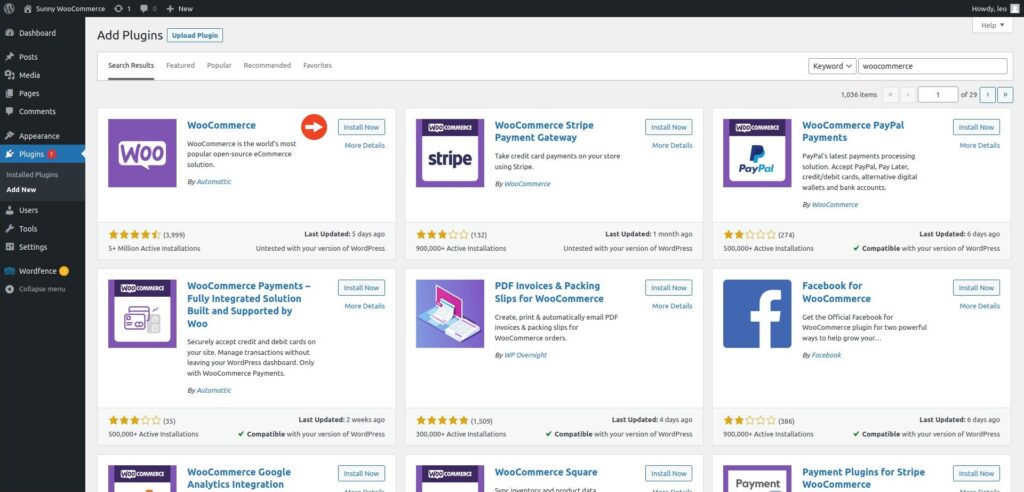 WordPress Install Plugin