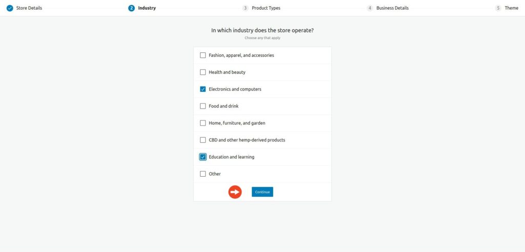 WooCommerce wizard industry