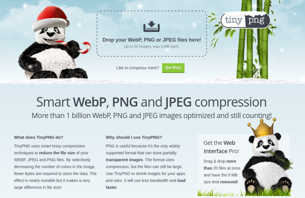 TinyPNG website