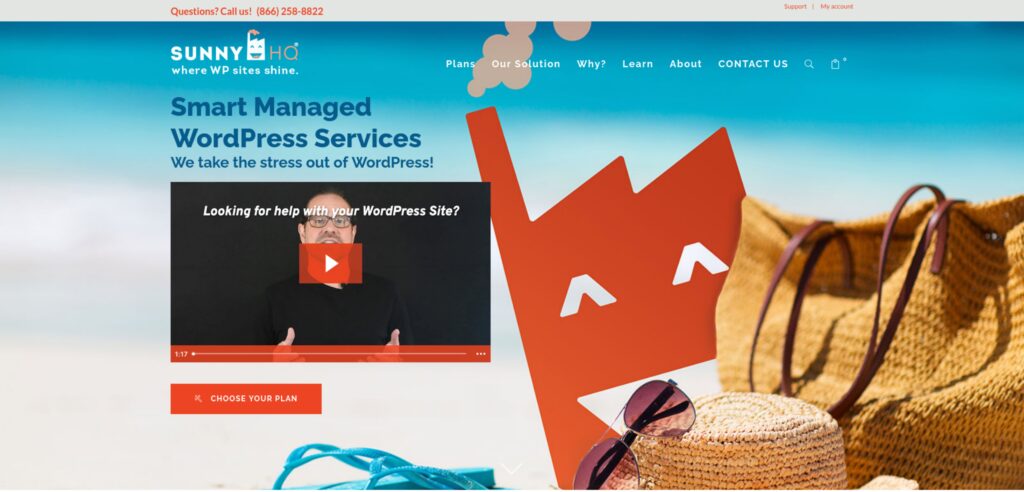 Sunny HQ Website Screenshot