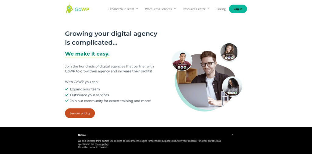 GoWP maintenance service